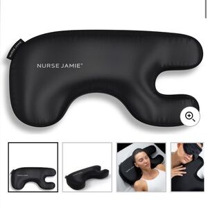 Nurse Jamie Beauty Bear Memory Foam Pillow Black